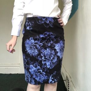 Ann Taylor Floral Pencil Skirt